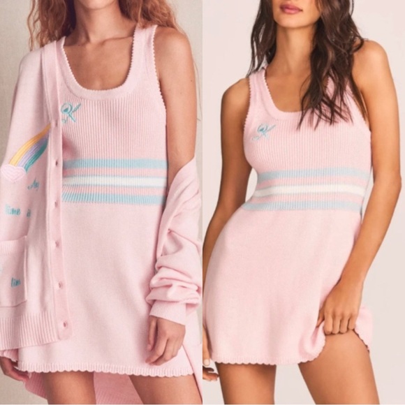 LoveShackFancy Dresses & Skirts - NWT | LoveShackFancy Indiana Mini Dress in Pink Sand Size Large